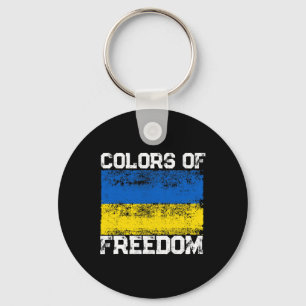 Chaveiro Cores Da Liberdade Bandeira Da Ucrânia 1 