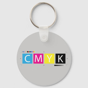 Chaveiro Cores da Pre-Imprensa de CMYK