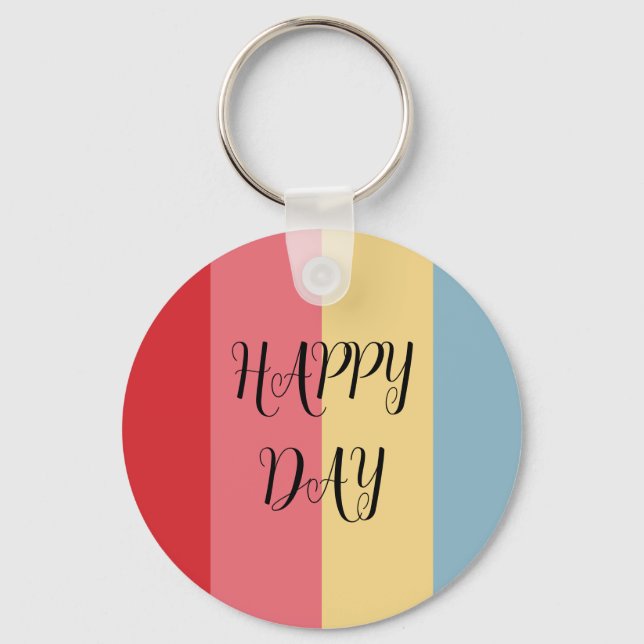 Chaveiro Cores de doces com distribuição vertical (Frente)