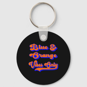 Chaveiro Cores de Jogo da Equipe de Futebol Blue Orange