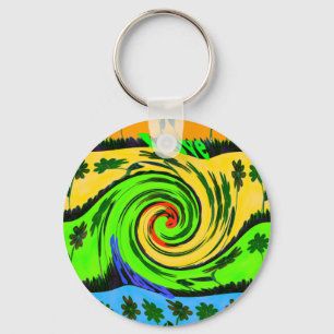 Chaveiro Cores Florais Wavy Summer Wave