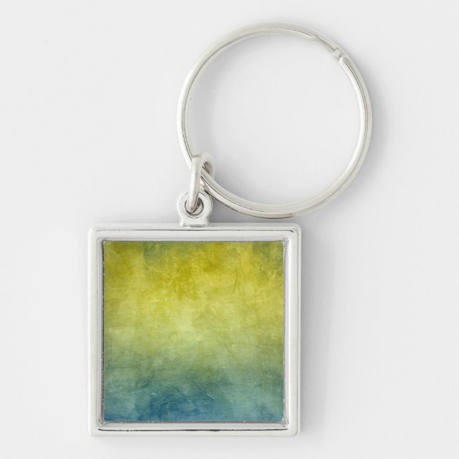 Chaveiro Cores Grunares - Amarelo e Azul (Frente)