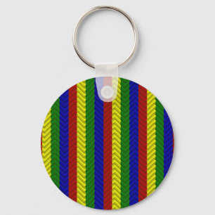 Chaveiro Cores Primárias Herringbone