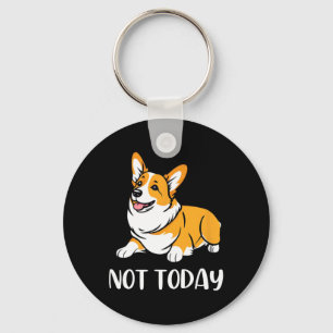 Chaveiro Corgi Bonito Deu Um Cachorro Engraçado Não Hoje An