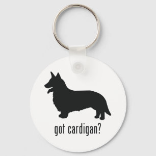 Chaveiro Corgi de Galês do casaco de lã