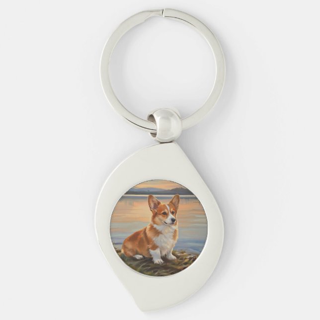 Chaveiro Corgi Galês de Pembroke (Frente)