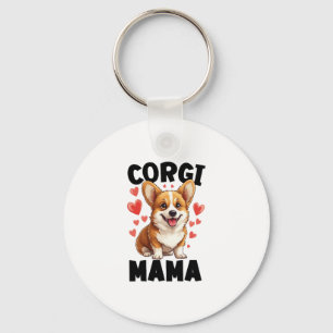 Chaveiro Corgi Mãe - Cute Corgi Mama