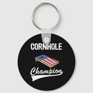 Chaveiro Cornhole Champion American Flag Bean Bag Board Cor