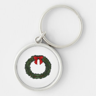 Chaveiro Coroa de Natal Clássica