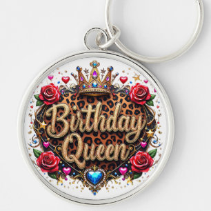 Chaveiro Coroa de Rainha de Aniversário Glam