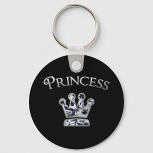 Chaveiro Coroa princesa de diamante