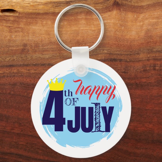 Chaveiro Corôado 4 de Julho (Frente)