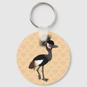 Chaveiro Coroar-Guindaste preto de Birdorable