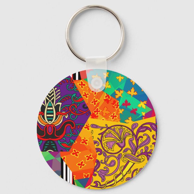 Chaveiro Corpo Festivo Turco Indiano Mandala (Frente)