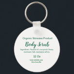 Chaveiro Corpo natural verde orgânico esfregar manteiga adi<br><div class="desc">design</div>