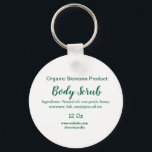 Chaveiro Corpo natural verde orgânico esfregar manteiga adi<br><div class="desc">design</div>