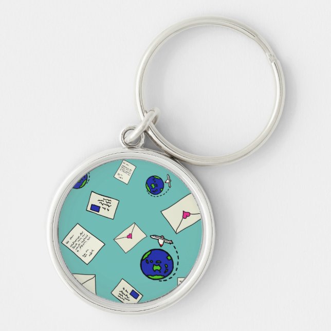 Chaveiro Correio ao Redor do Mundo (Frente)