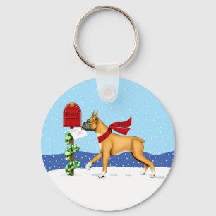 Chaveiro Correio de Natal do Boxer