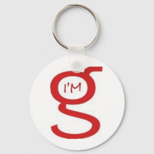 Chaveiro Corrente chave com logotipo vermelho