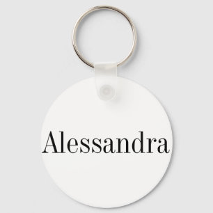 Chaveiro Corrente chave conhecida de Alessandra