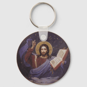 Chaveiro Corrente chave da bíblia de Jesus