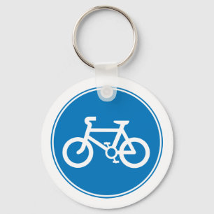 Chaveiro Corrente chave da bicicleta azul