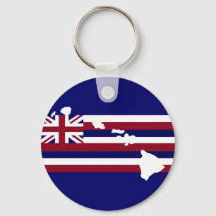 Chaveiro Corrente chave das ilhas havaianas da bandeira n