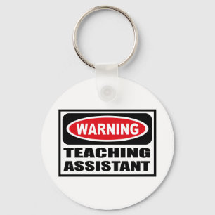 Chaveiro Corrente chave de advertência de ASSISTENTE de