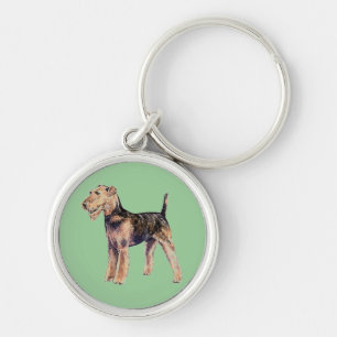 Chaveiro Corrente chave de Airedale Terrier