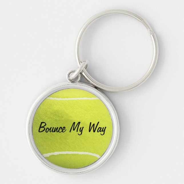 Chaveiro Corrente chave de bola de tênis - personalizada (Frente)