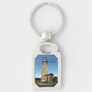 Chaveiro Corrente-chave de metal do Erie Land Lighthouse