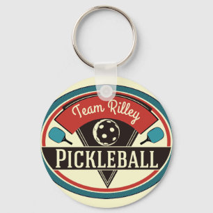 Chaveiro Corrente chave de Pickleball - design do vintage
