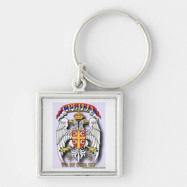 Chaveiro Corrente chave de Serbia (Frente)
