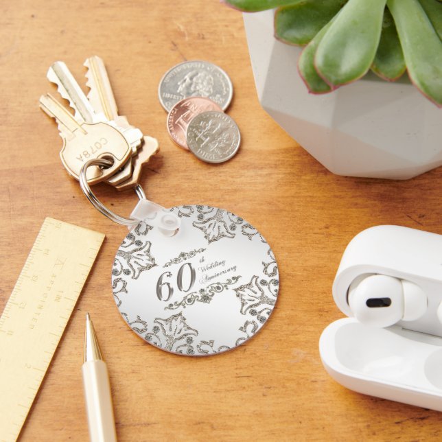 Chaveiro Corrente-chave do Aniversário de Casamento de Diam (Mesa)