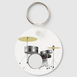 Chaveiro Corrente chave do baterista do jogo do cilindro
