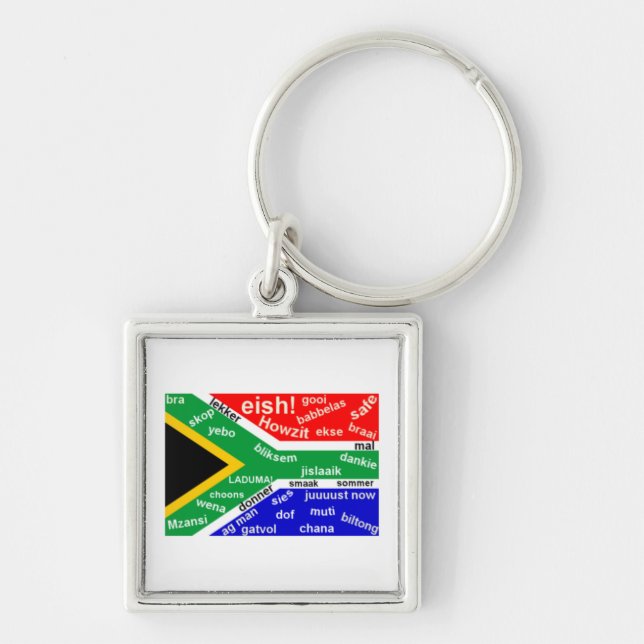 Chaveiro - Corrente chave do calão africano - customizável (Frente)