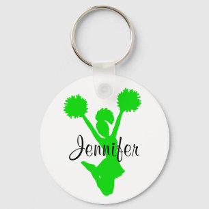 Chaveiro Corrente chave do cheerleader verde