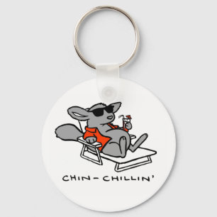 Chaveiro corrente chave do chinchillin