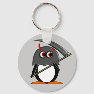 Chaveiro Corrente chave do executor bonito mau de Penguin