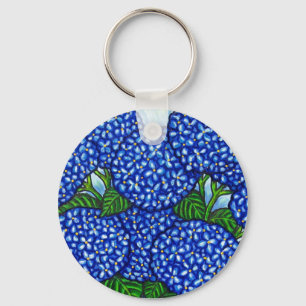 Chaveiro Corrente chave do Hydrangea floral Funky