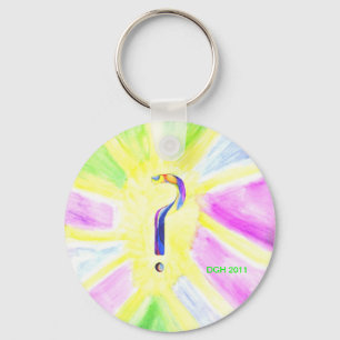 Chaveiro Corrente chave do ponto de interrogação