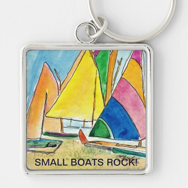Chaveiro Corrente-chave do Rock-Sailboat Small Boats (Frente)