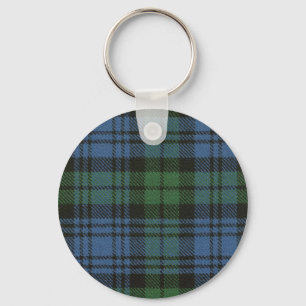 Chaveiro Corrente chave do Tartan de Campbell do clã