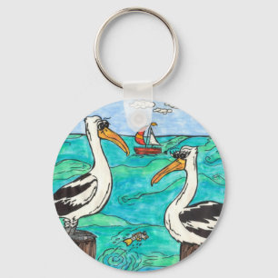 Chaveiro Corrente chave dos pelicanos