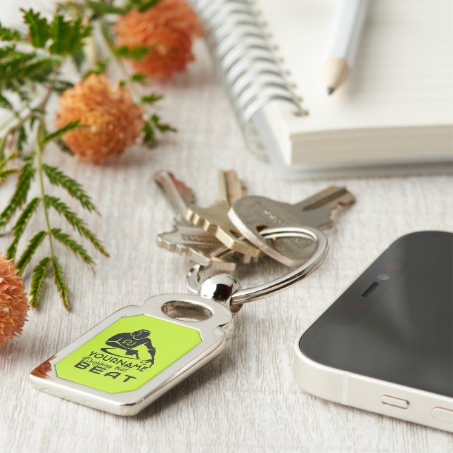 Chaveiro Corrente chave feita sob encomenda da cor & do (Lateral)