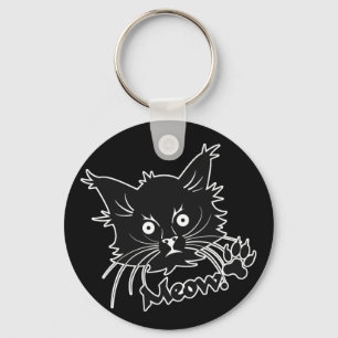 Chaveiro Corrente chave feita sob encomenda de gato preto