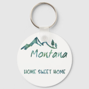 Chaveiro Corrente chave Home doce de Montana da casa verde