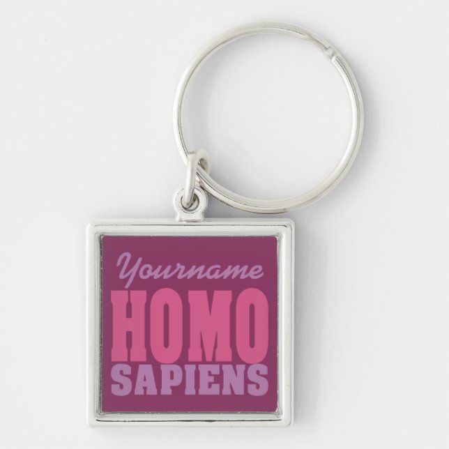 Chaveiro Corrente chave HOMO SAPIENS (Frente)