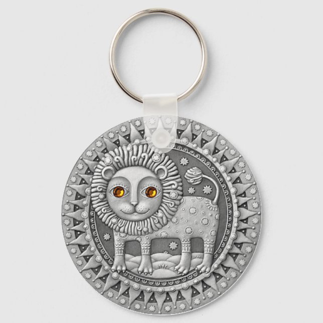 Chaveiro Corrente chave Leo Coin (Frente)