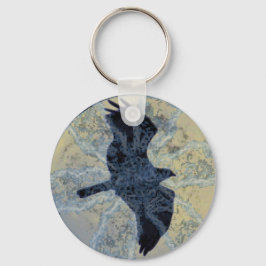 Chaveiro Corrente-Chave Lua E Raven